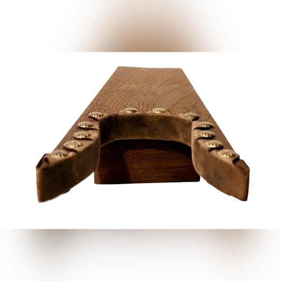 Handmade Peruvian Walnut Western Boot Jack - Picture 4 of 6